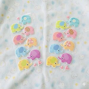 Hallmark Puffy Elephant Stickers